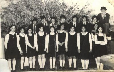 Primer aporte de Miguelina Vera, 8vo Basico de 1978